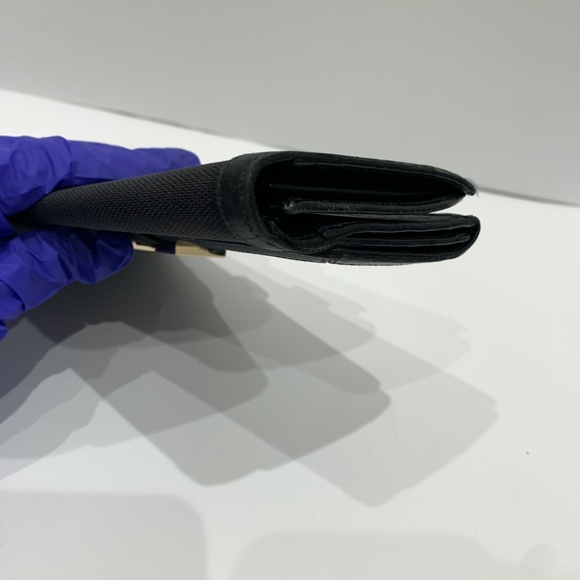 Gucci Black G Metallic Logo Long Wallet Sku#85429 (Gently used, snap loose) - Picture 6 of 15